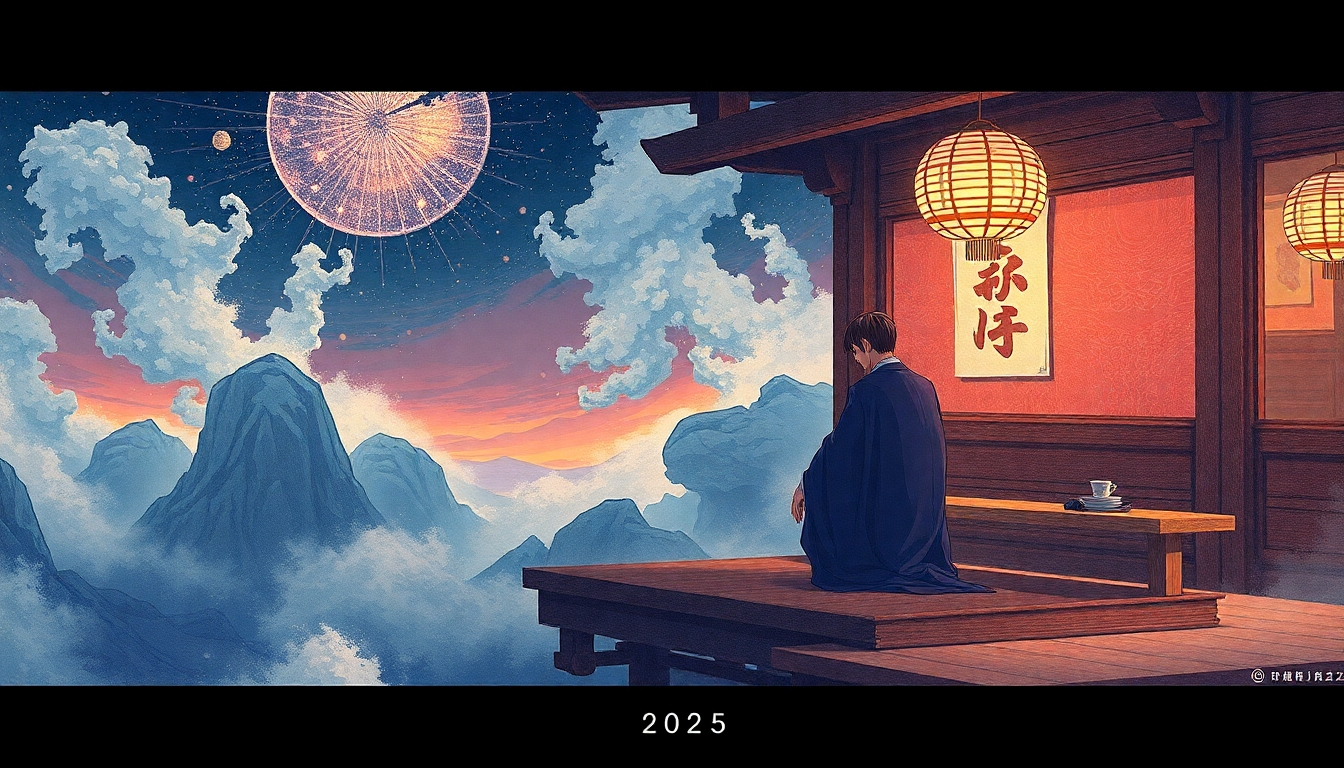 デジタル技術と伝統が融合した近未来的な葬儀サービス、パーソナライズド追悼ムービーが映し出される追悼空間