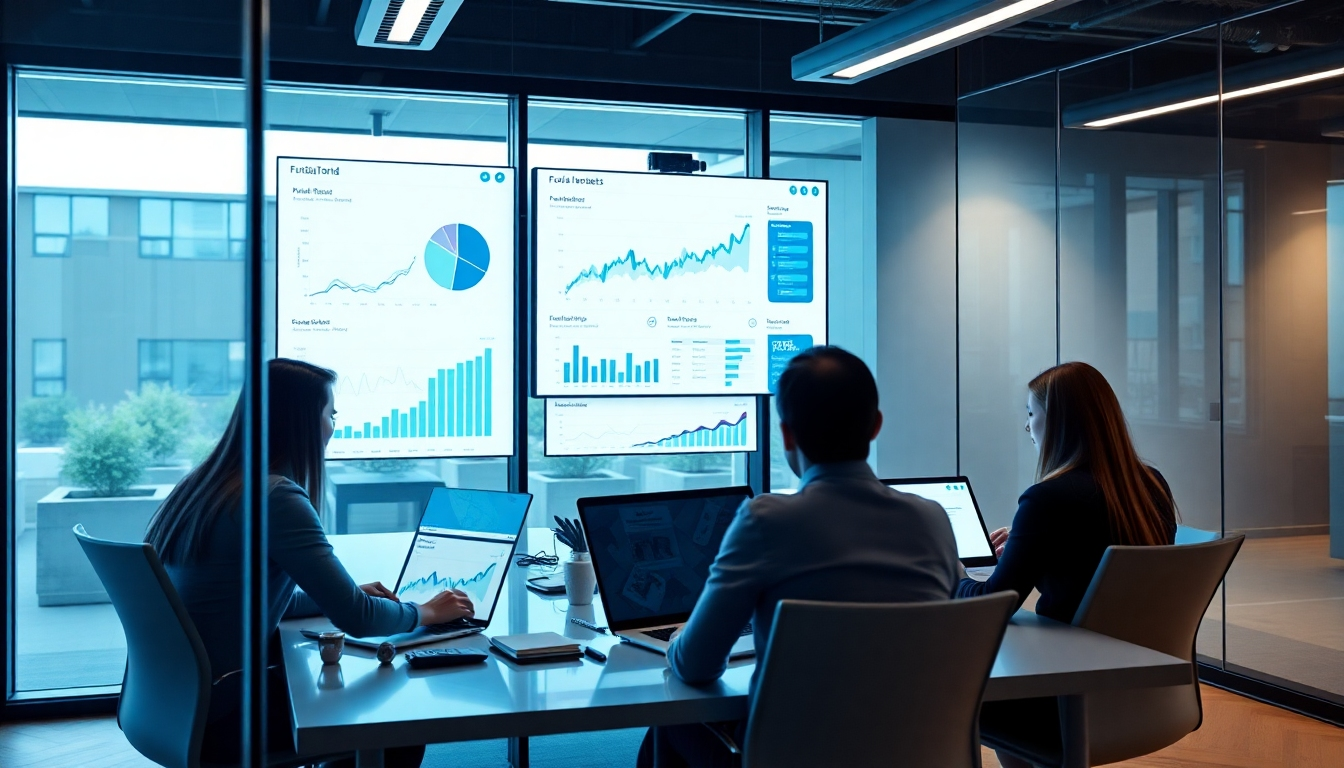 葬儀ポータル戦略を議論するマーケティングチーム