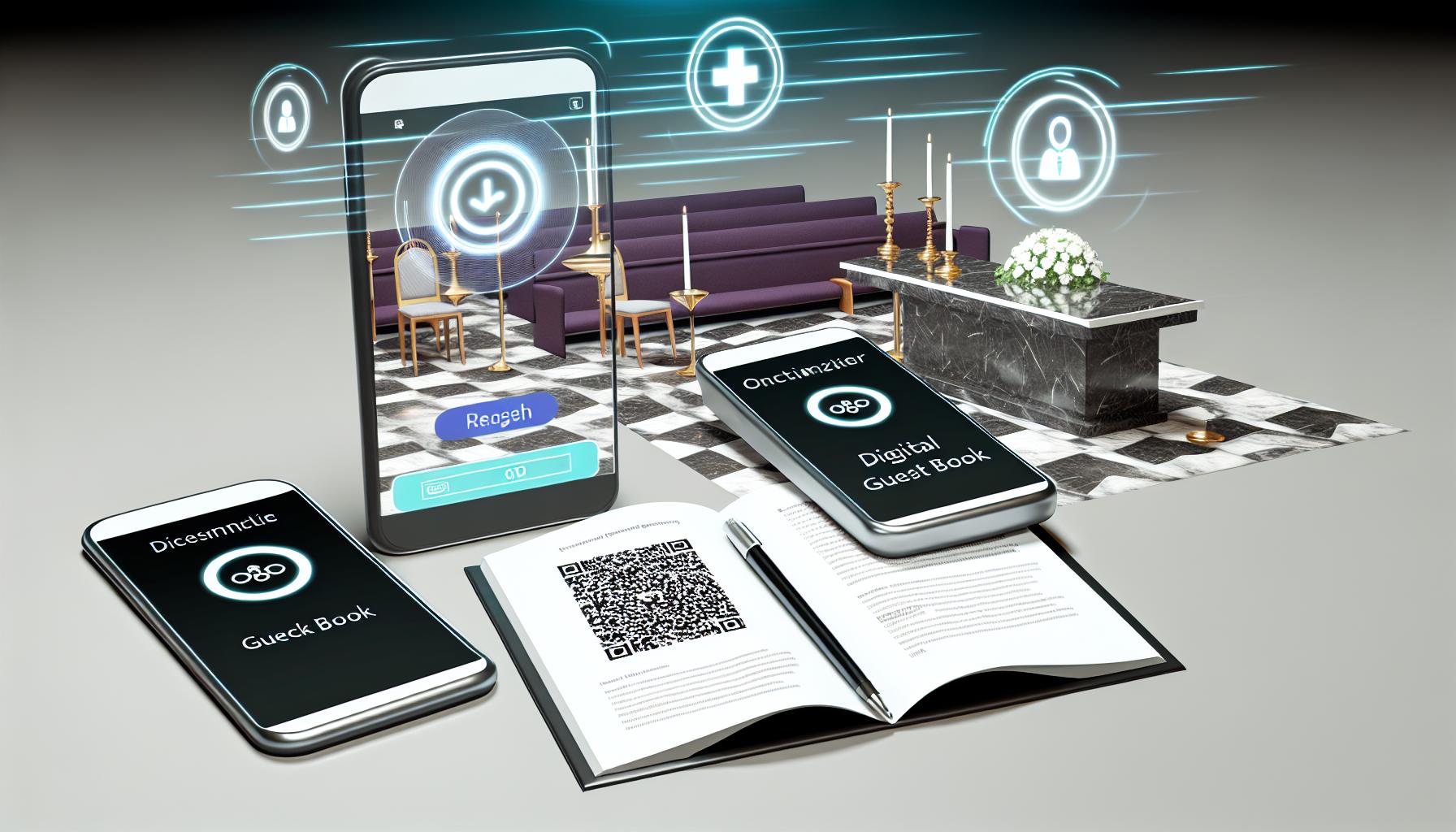 葬儀業界のDX推進とAI活用のイメージ